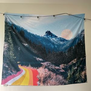 Society6 mountain tapestry